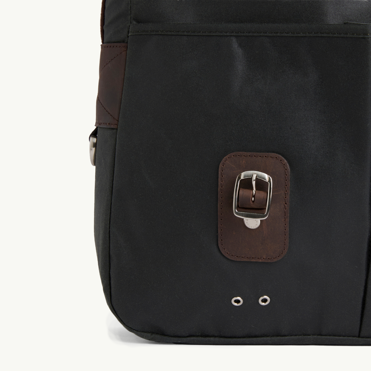 Barbour x A.P.C. Wax Tarras Bag - Dark Sage