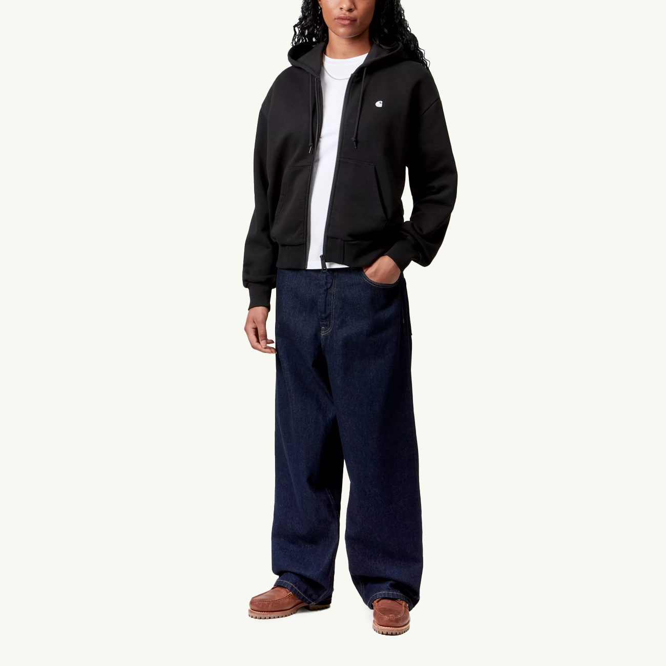 Women's Hooded Casey Jacket - Black/Silver