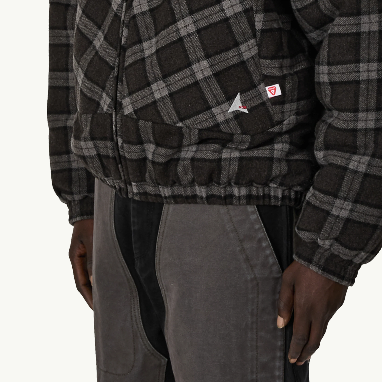 Logger Wool Primaloft Checked Jacket - Anthracite