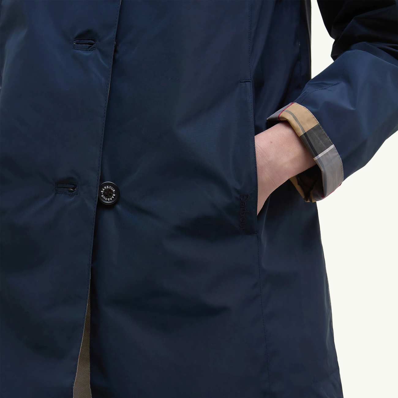 Babbity Reversible Showerproof Jacket - Navy/Dress