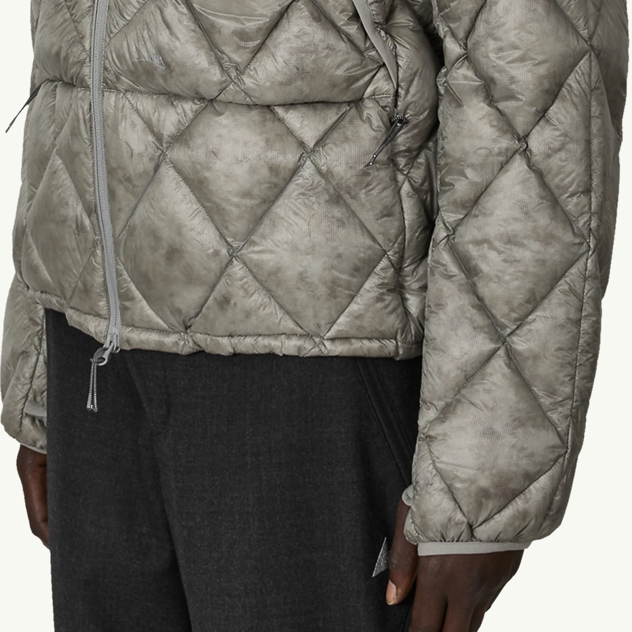 Nuna 800 Fill Power Hooded Down Jacket - Silver