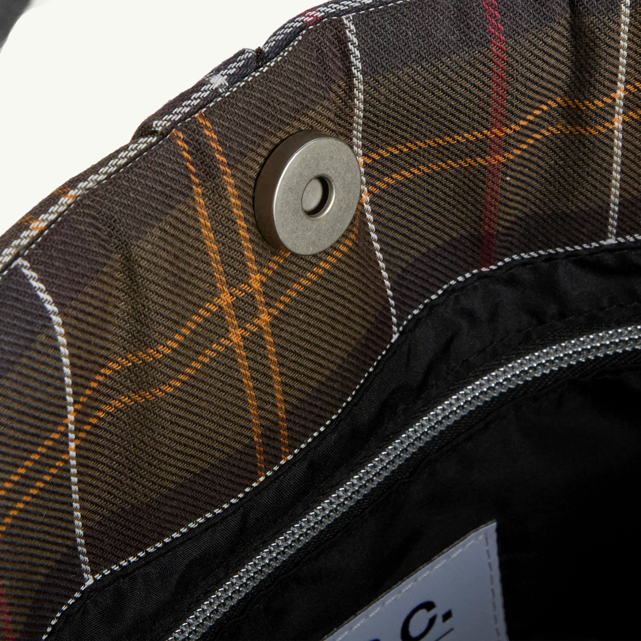Barbour x A.P.C. Quilted Crossbody Bag - Classic Tartan