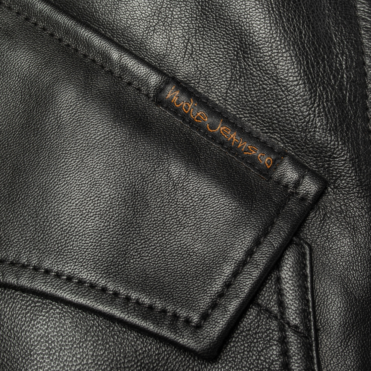 Blake Zip Leather Jacket - Black