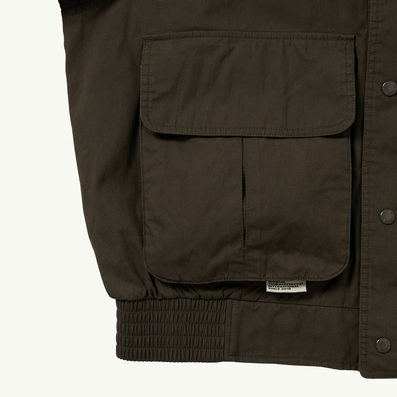 Waxed Field Jacket - Olive