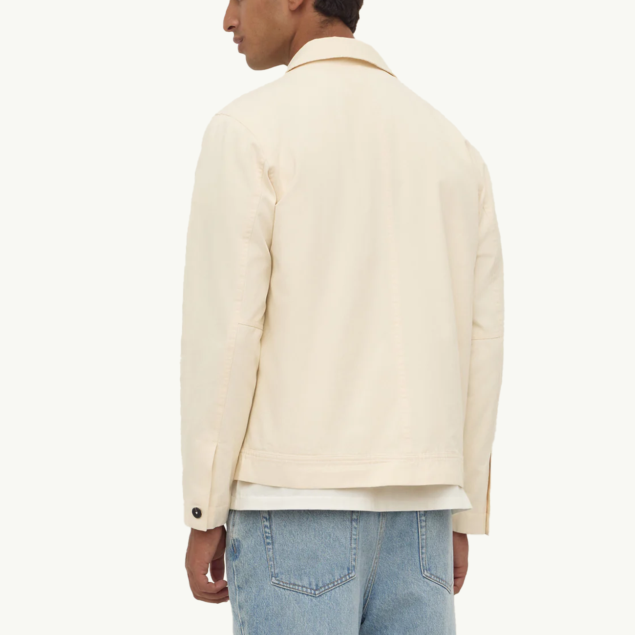 Frank Canvas Jacket - Cream