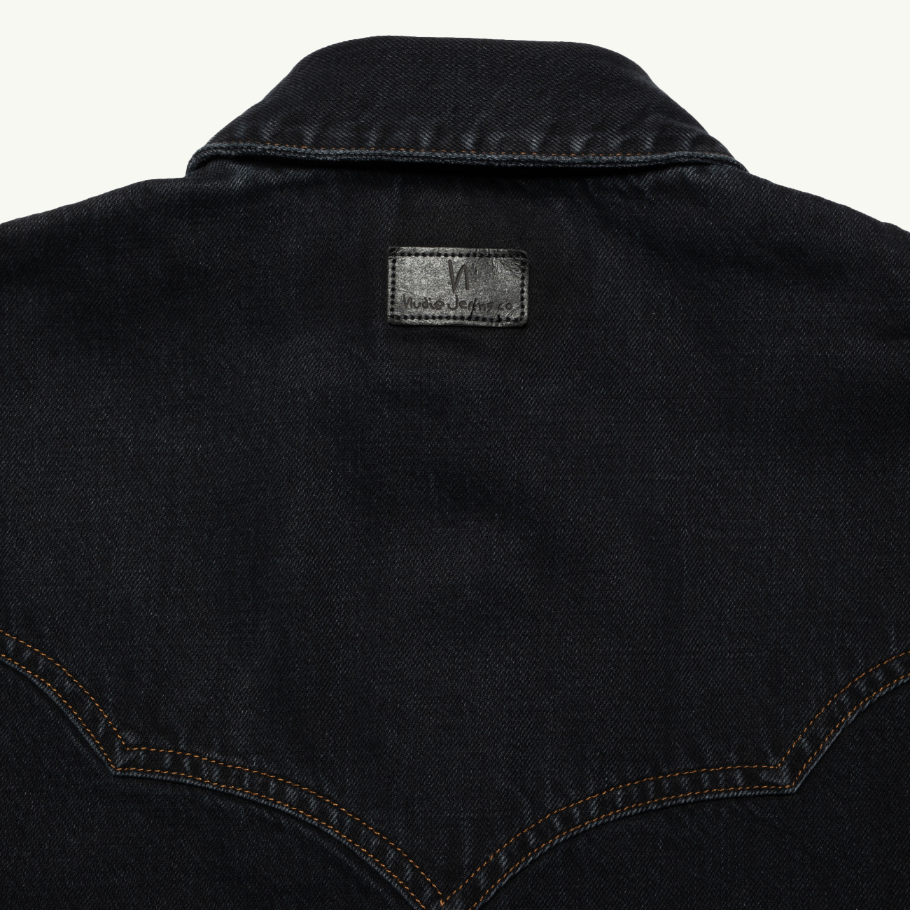 Lotta Western Cut Denim Shirt - Black