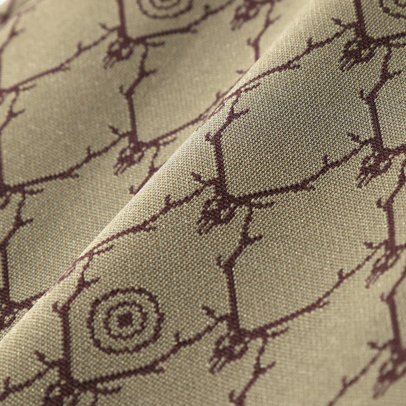 Trainer Jacket Poly Jacquard - Khaki