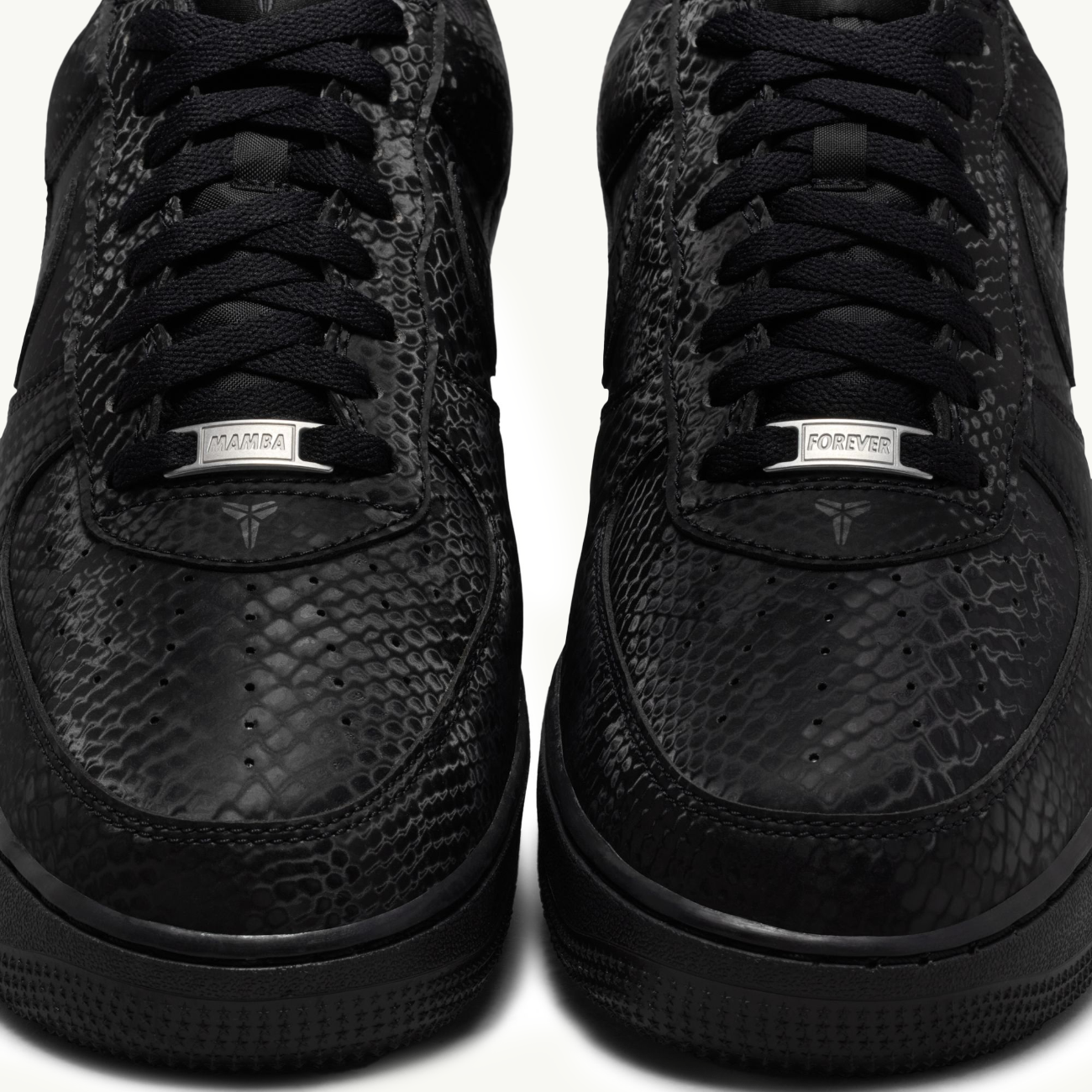Kobe Bryant Air Force 1 Low - Forever Black