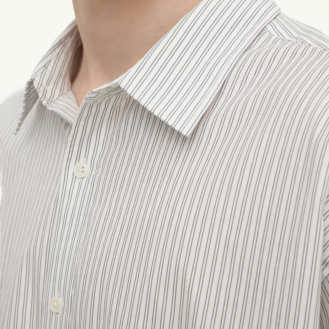 Veda Stripe Long Sleeve Shirt - Blue/White Stripe