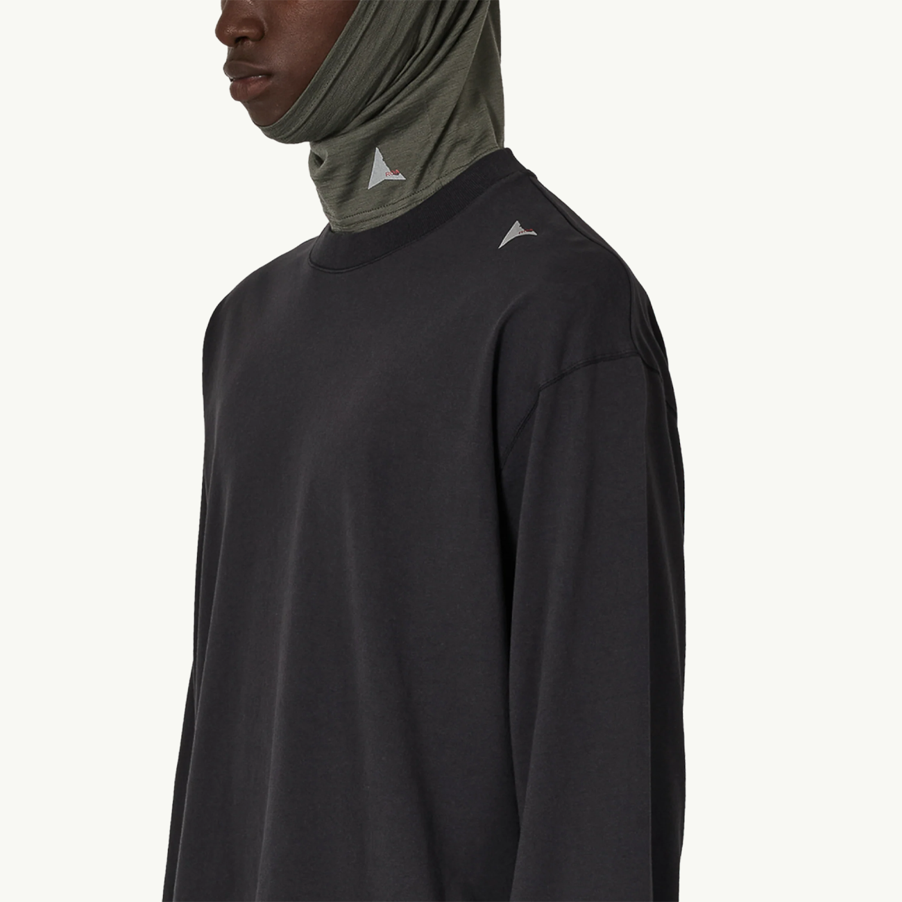 Logo Long Sleeve - Washed Black