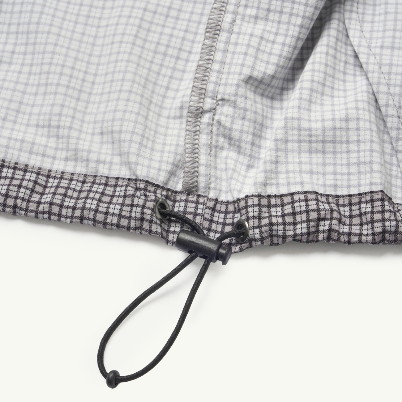 Mini Check Nylon Jacket - Seal Check