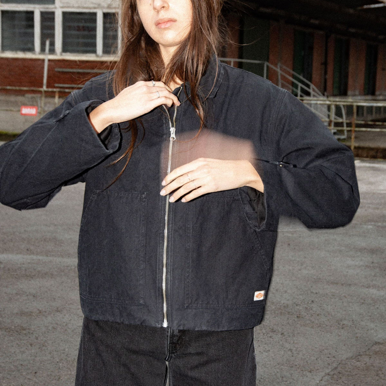 Lana Duck Canvas Jacket - Black