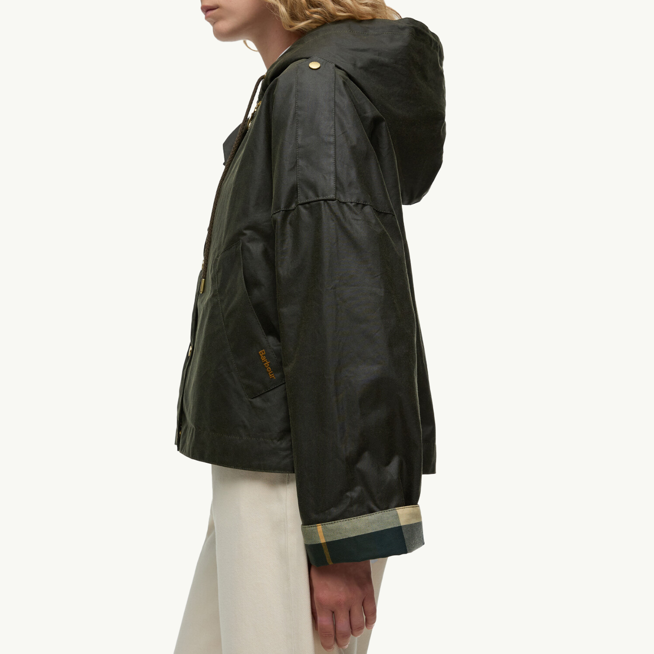 Ryedale Wax Jacket - Archive Olive/Ancient Tartan