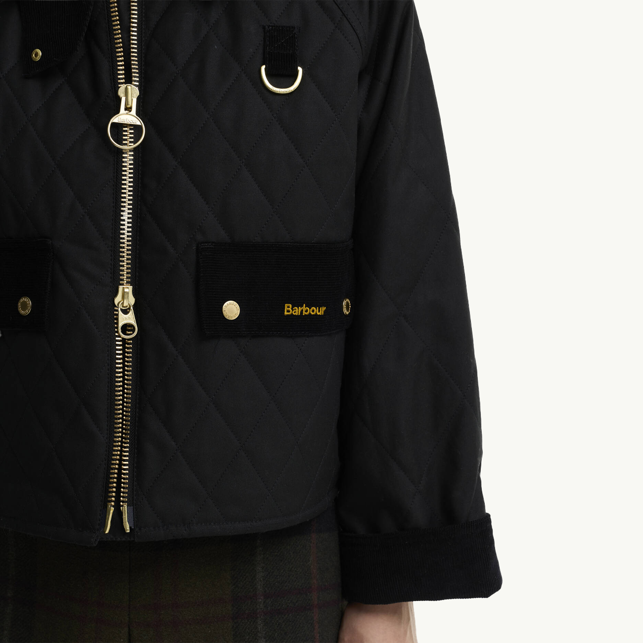 Icons Quilted Spey Wax Jacket - Black/Classic