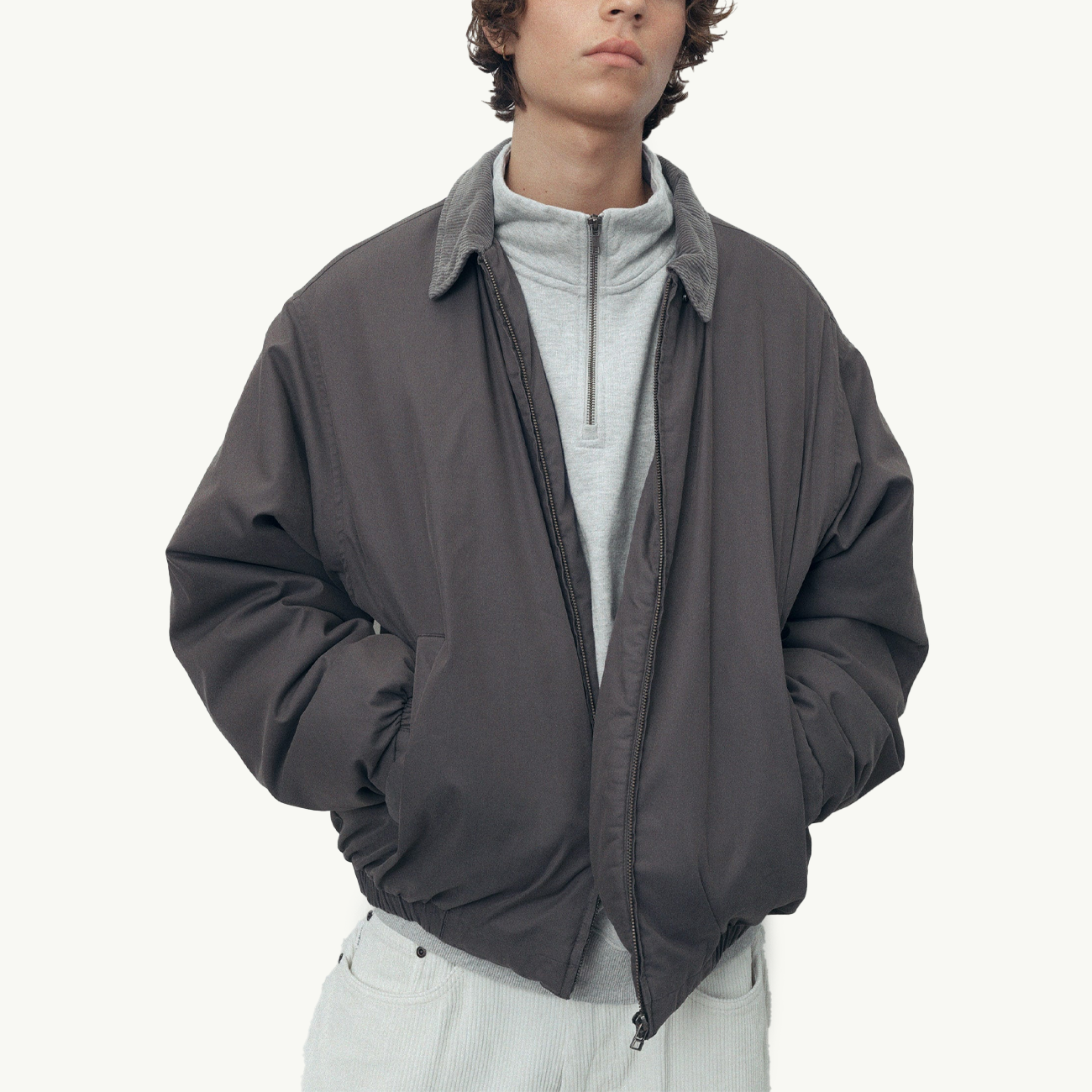 Work Bomber Jacket - Charcoal