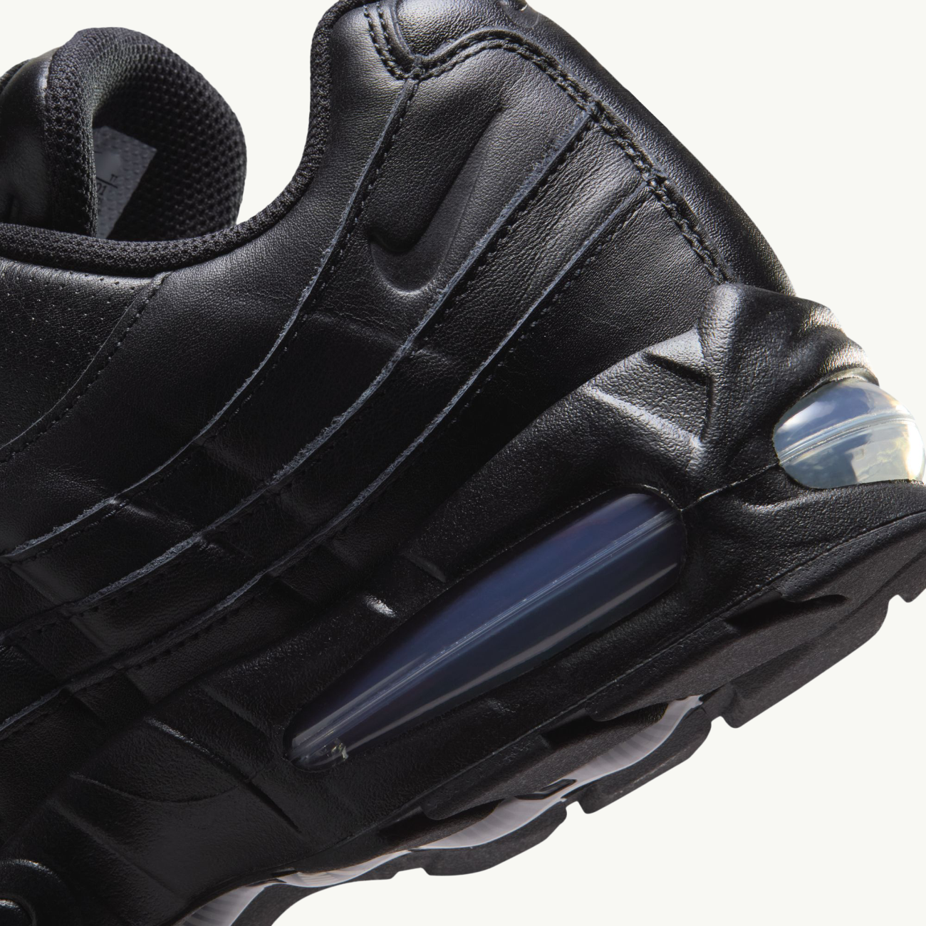 Area 51 - Air Max 95 Big Bubble - Black Leather Area 51 - Air Max 95 Big Bubble - Black Leather