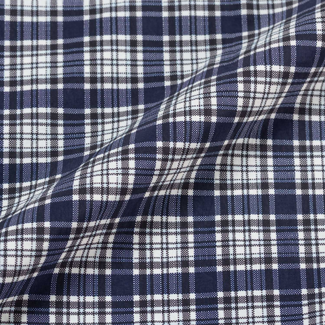 Checkered Shell Jacket - Navy Check