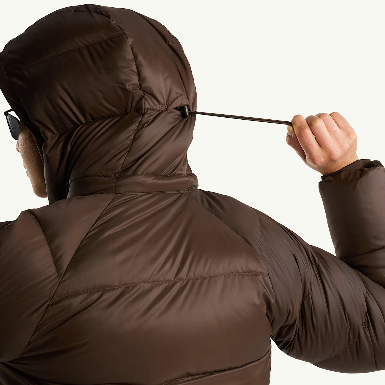 Women’s Hydrenalite City Down Hooded Jacket - Dark Chestnut