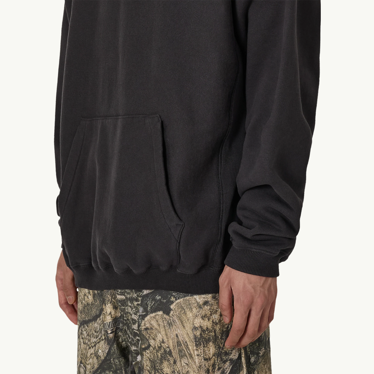 Logo Hoodie - Washed Black