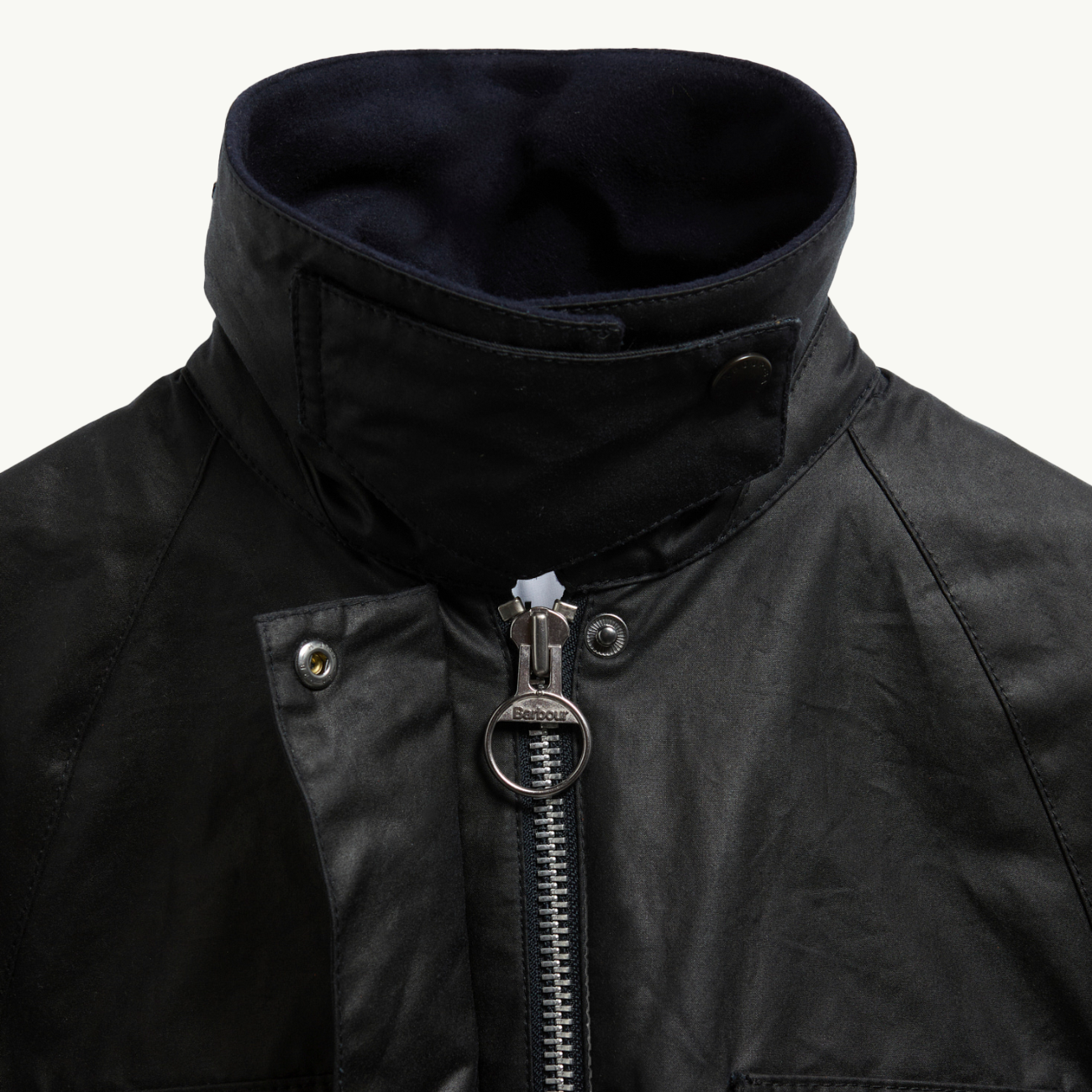 Barbour x A.P.C. Spey Wax Jacket - Dark Navy