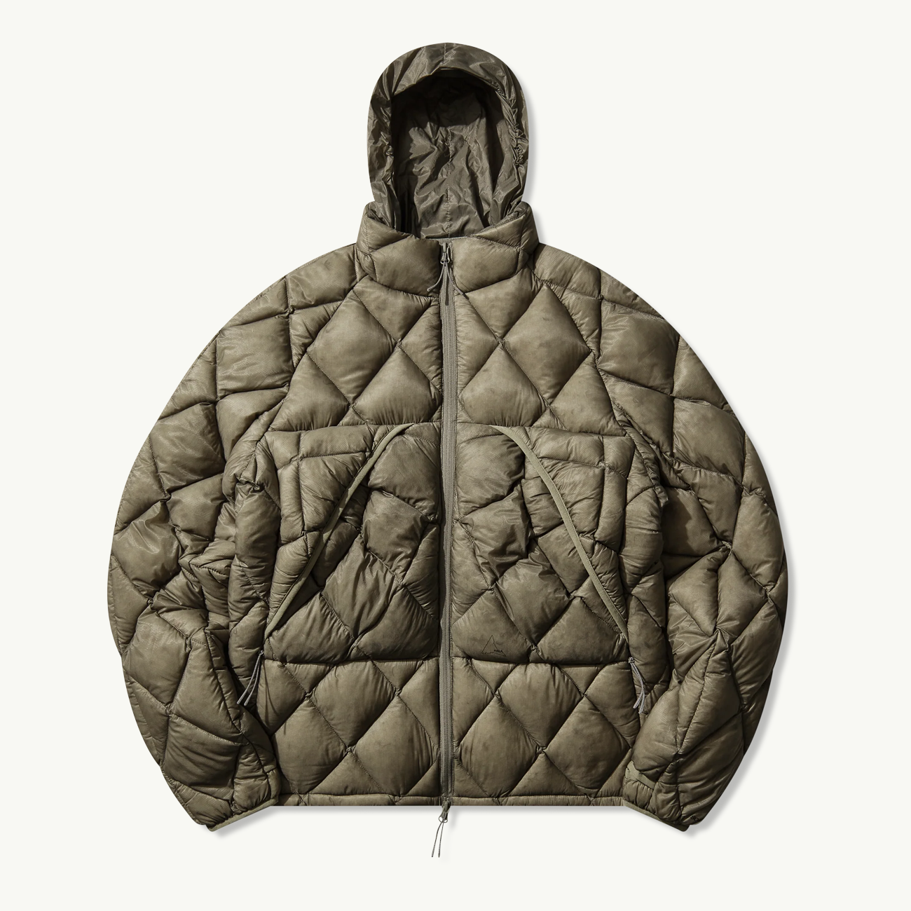 Nuna 800 Fill Power Hooded Down Jacket - Sage Green