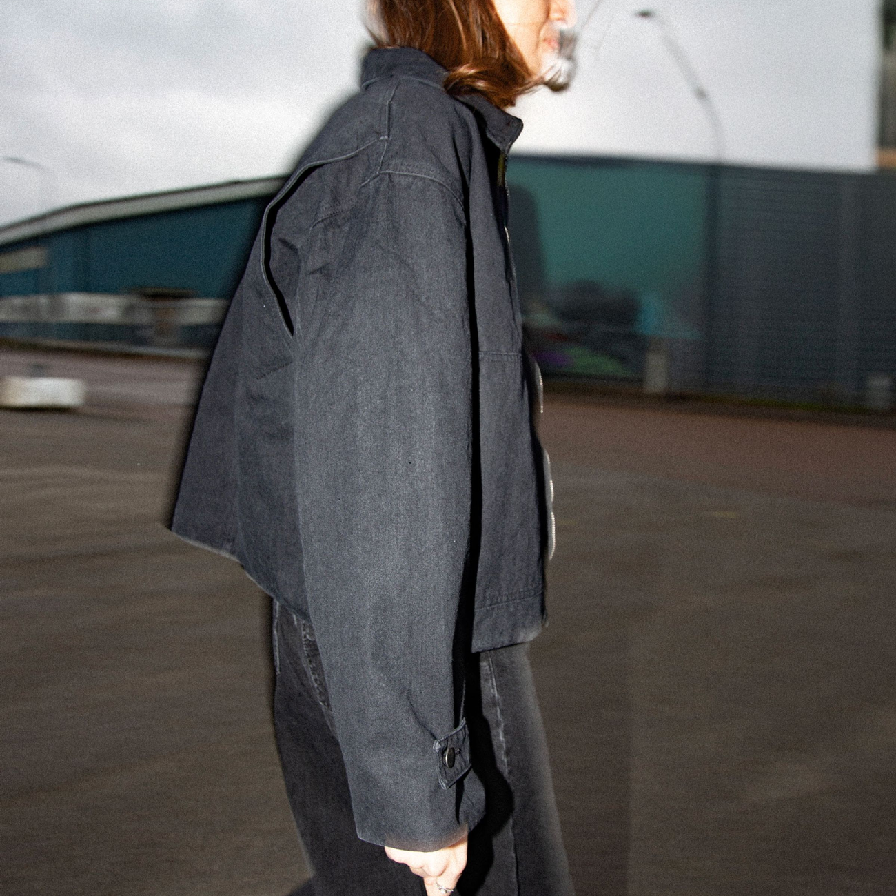 Lana Duck Canvas Jacket - Black