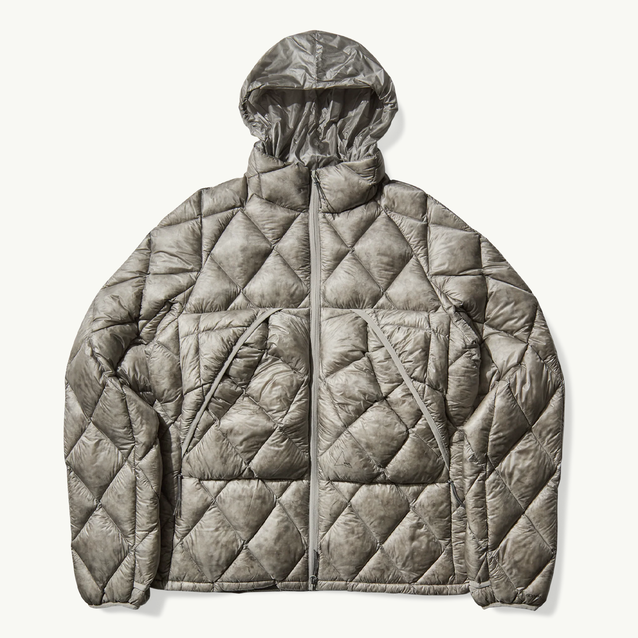 Nuna 800 Fill Power Hooded Down Jacket - Silver