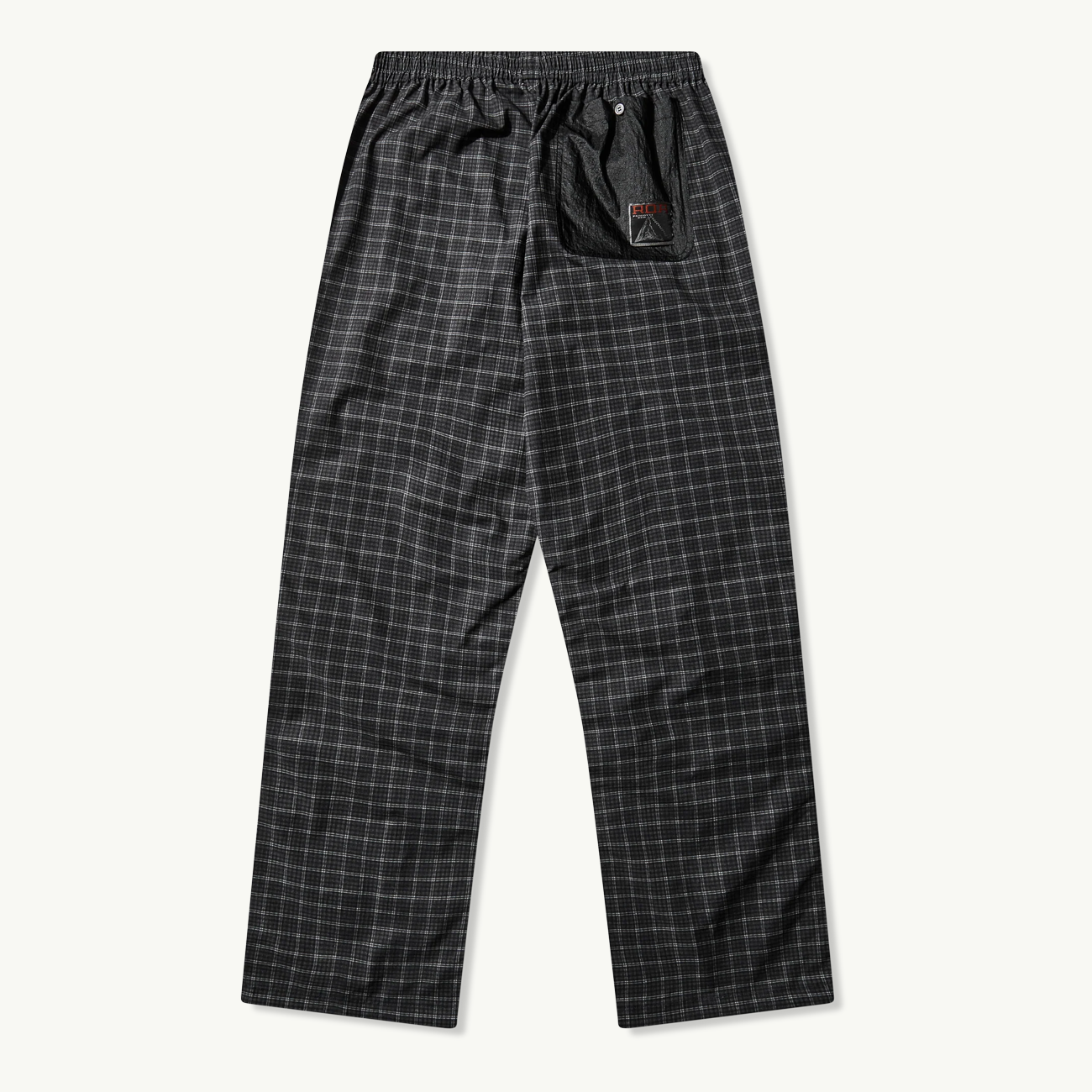 Aair Floweave Printed Check Pants - Anthracite