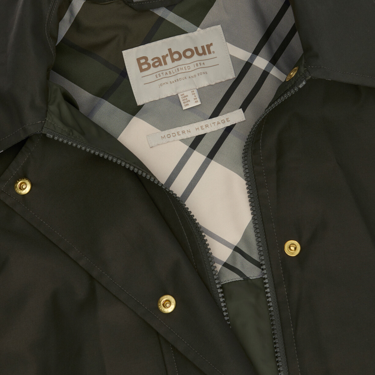 Fia Showerproof Jacket - Sage/Ancient Poplar