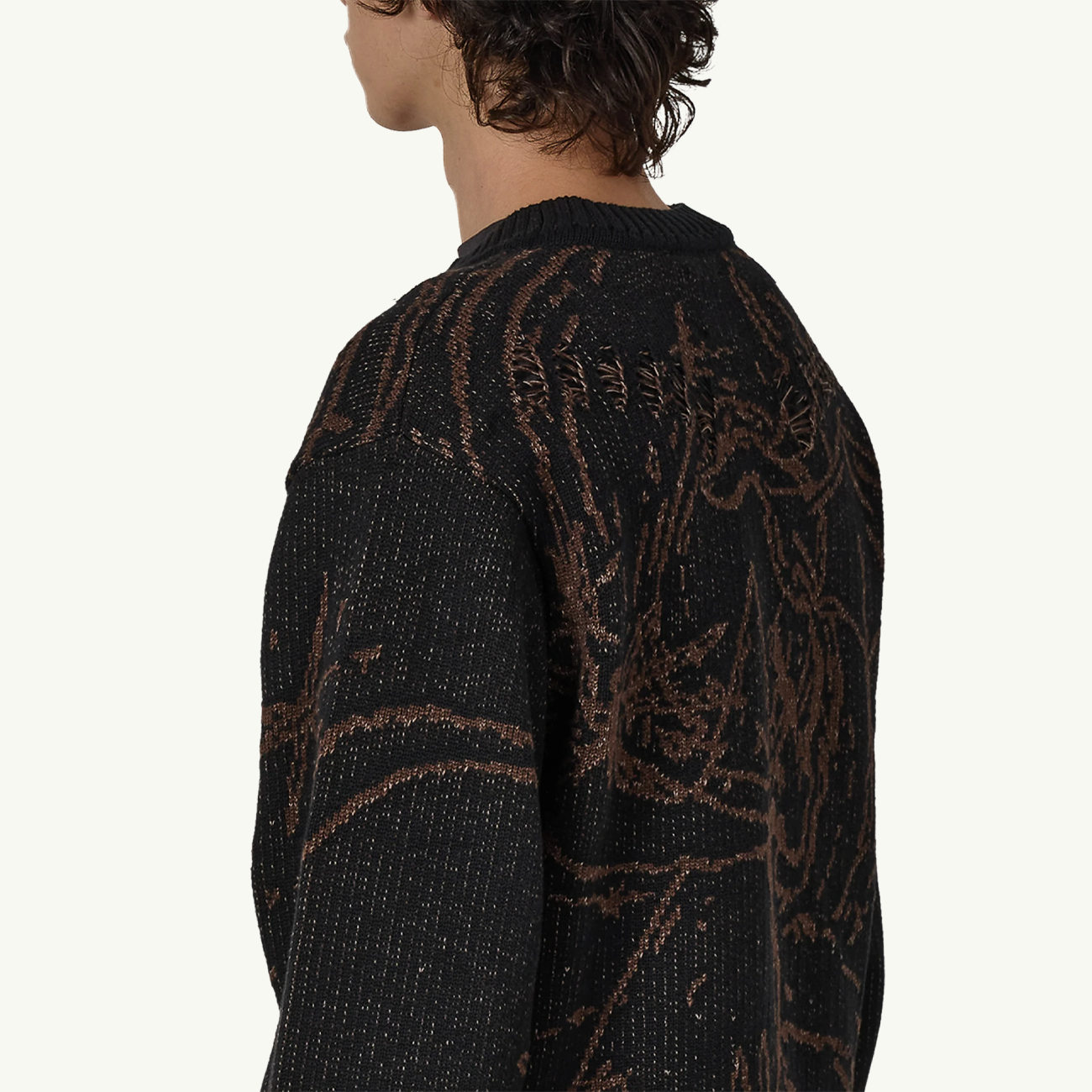 Ryli Cotton Knit Crewneck - Black