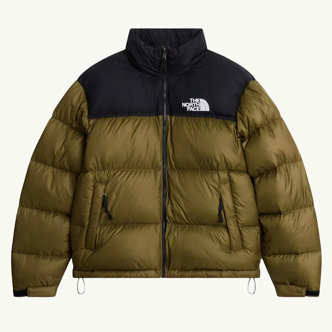 96 Retro Nuptse Jacket - Caraway Seed/TNF Black
