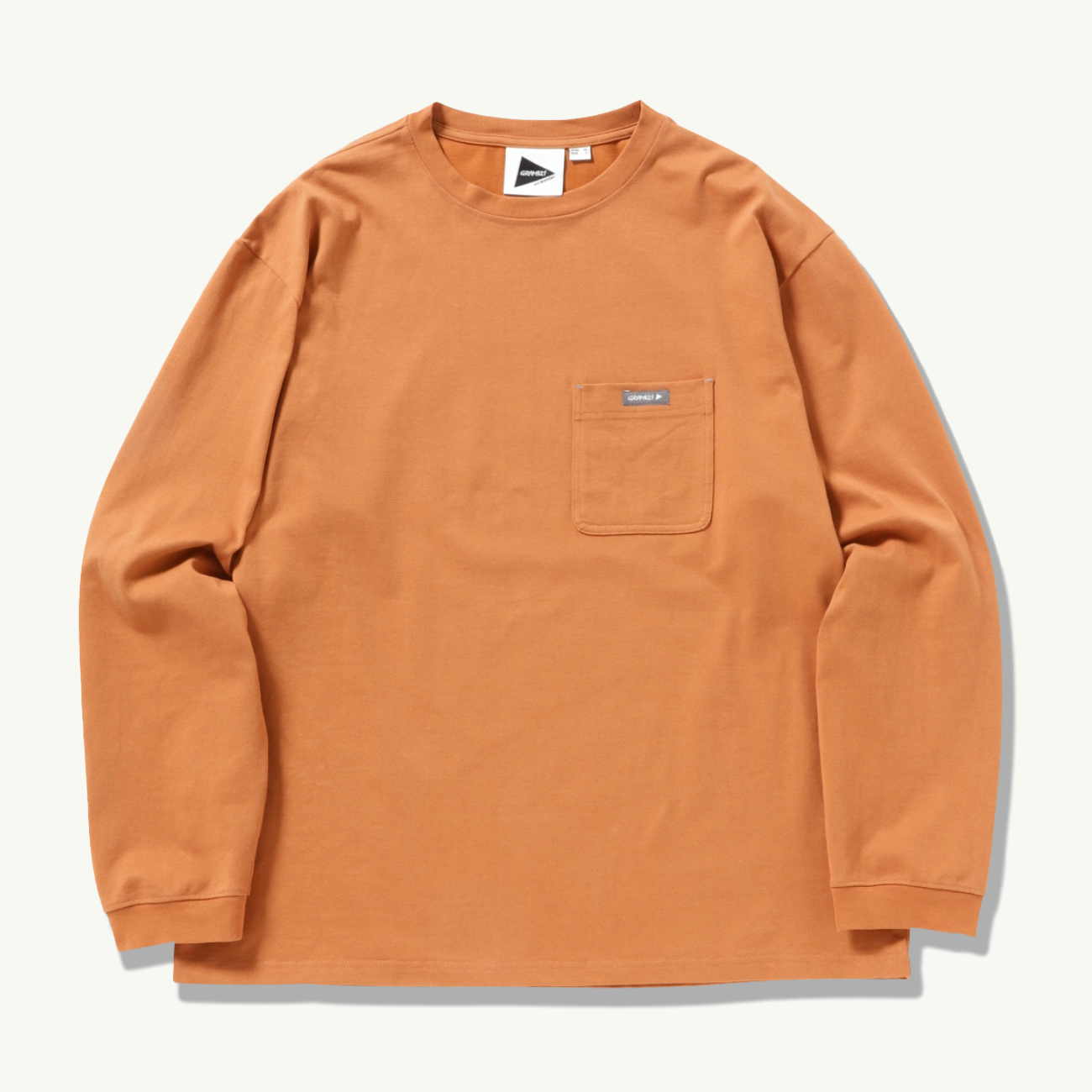 Gramicci x And Wander Backprint LS Tee - Orange