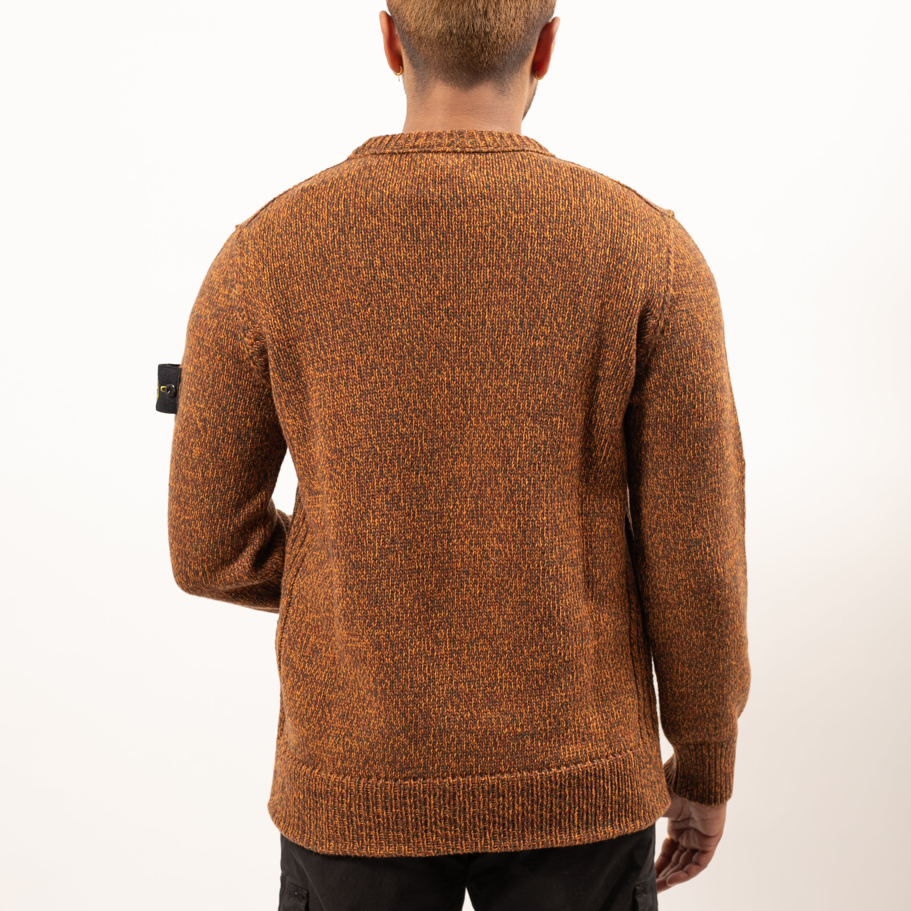 Knitted Sweater Marled - Rust 1379