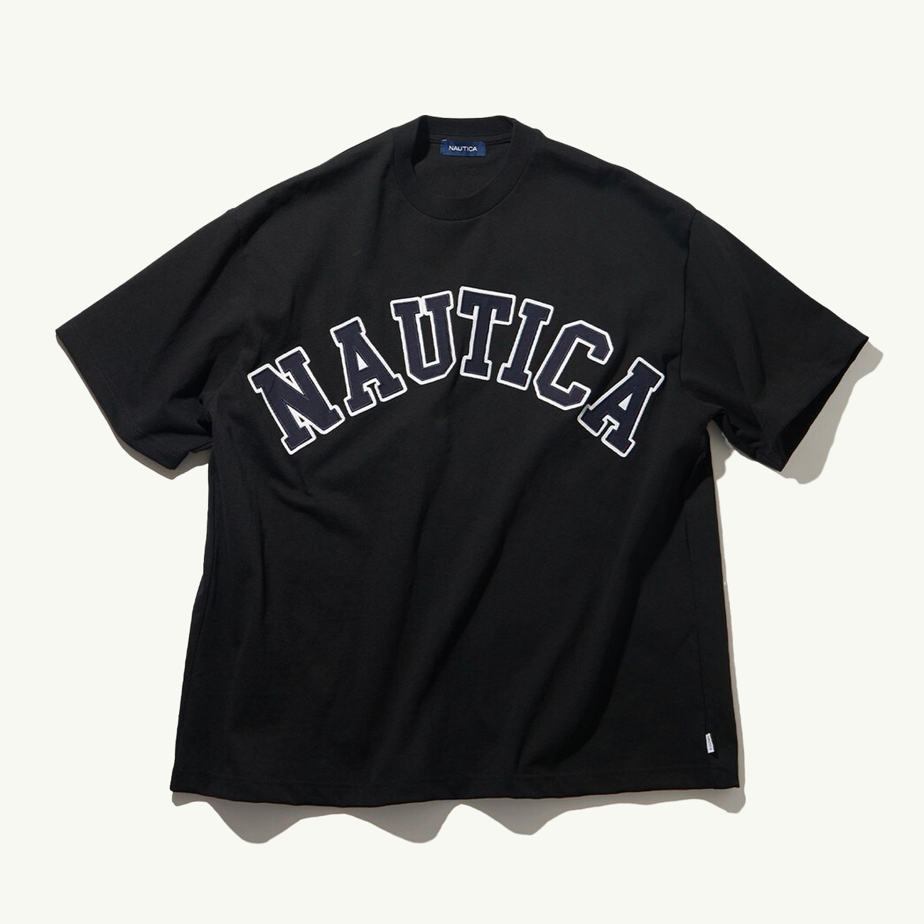 Arch Logo Piece Dyed Tee - Black