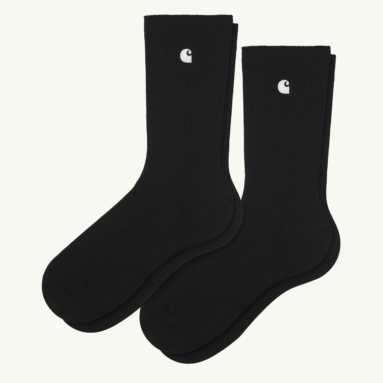Madison Pack Socks - Black/White