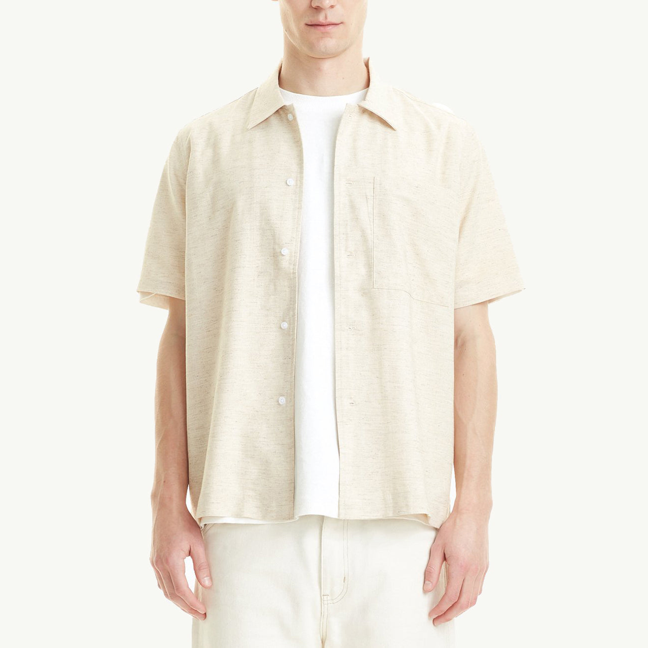 Campus SS Shirt - Natural