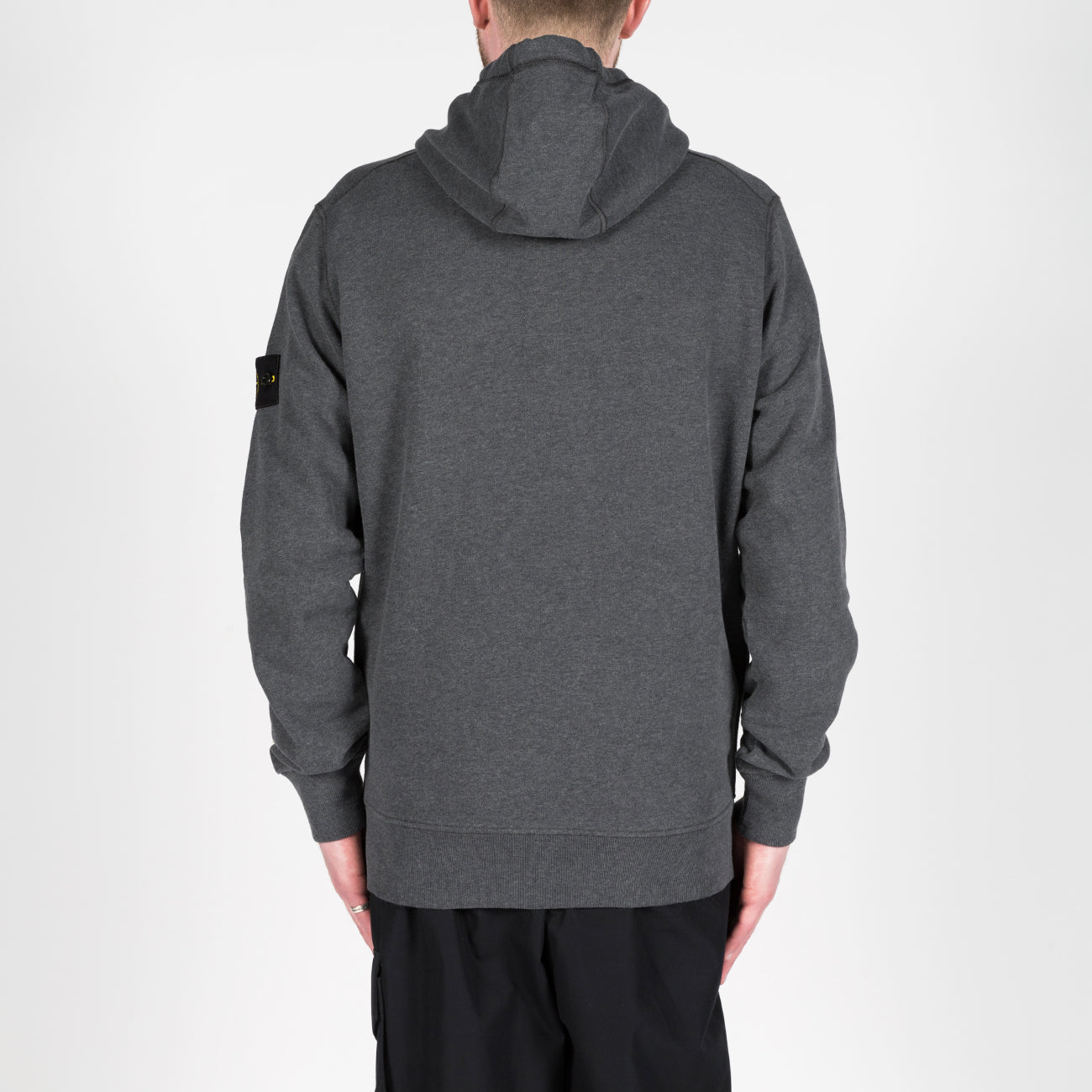 Sweatshirt Hooded Brushed - Grey 6777