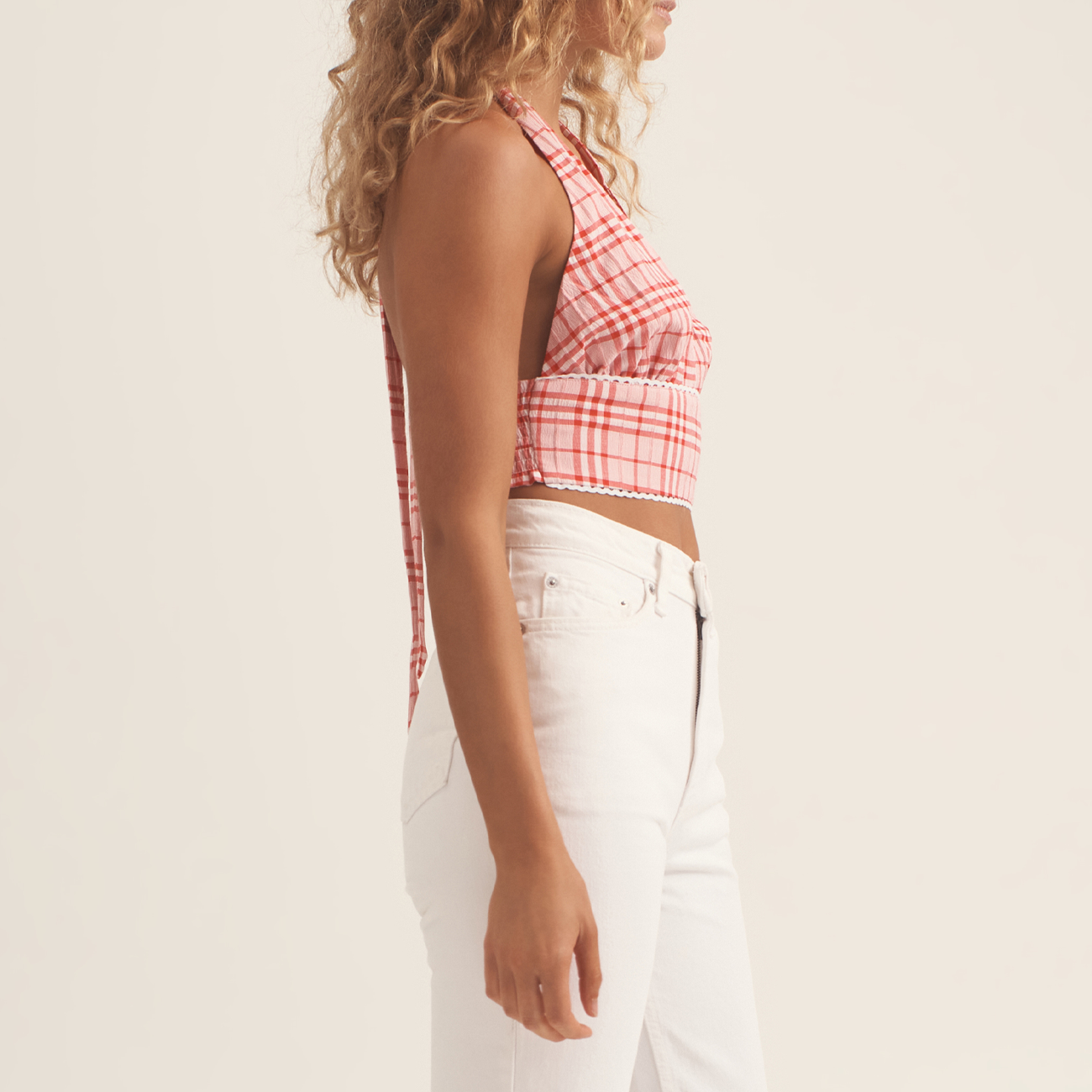 Juliet Top - Red Check