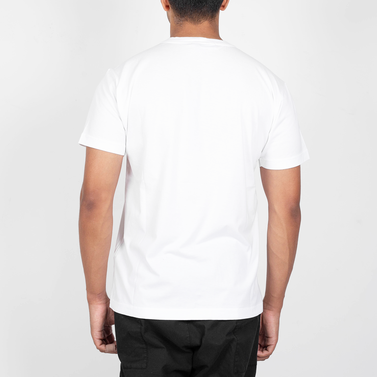 T-Shirt SS Compass Patch - White 0178