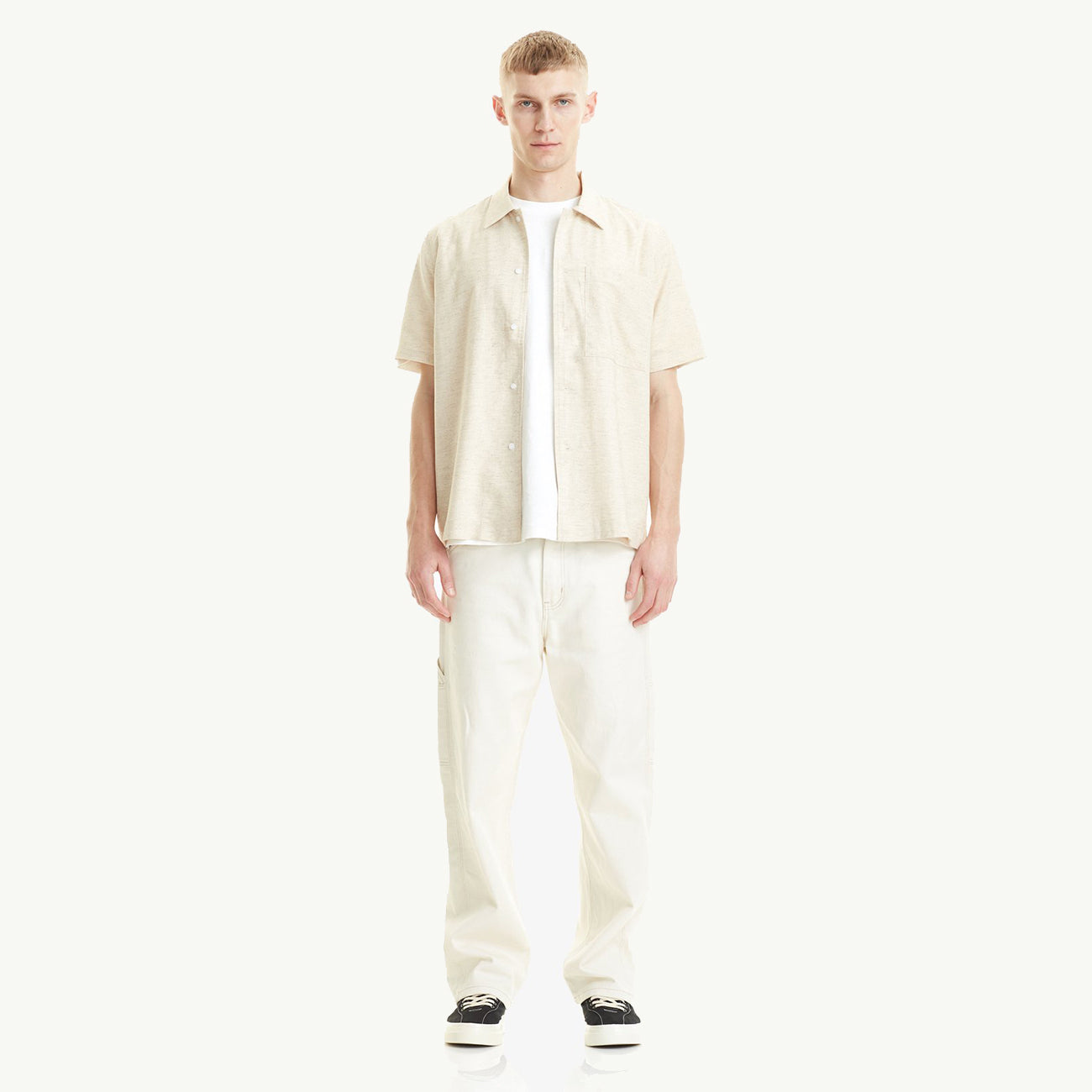 Campus SS Shirt - Natural