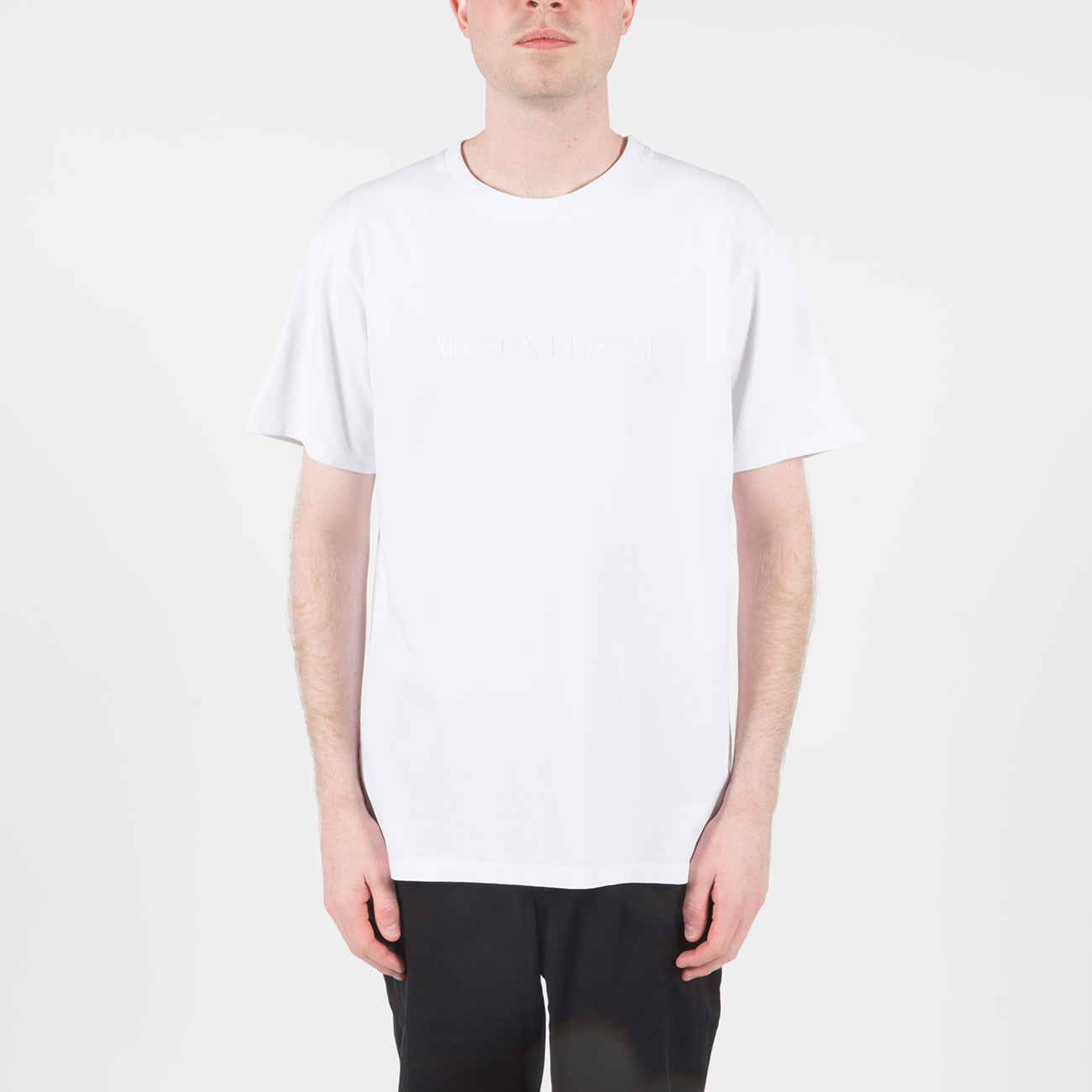 Paris Embroidery Classic T Shirt - White