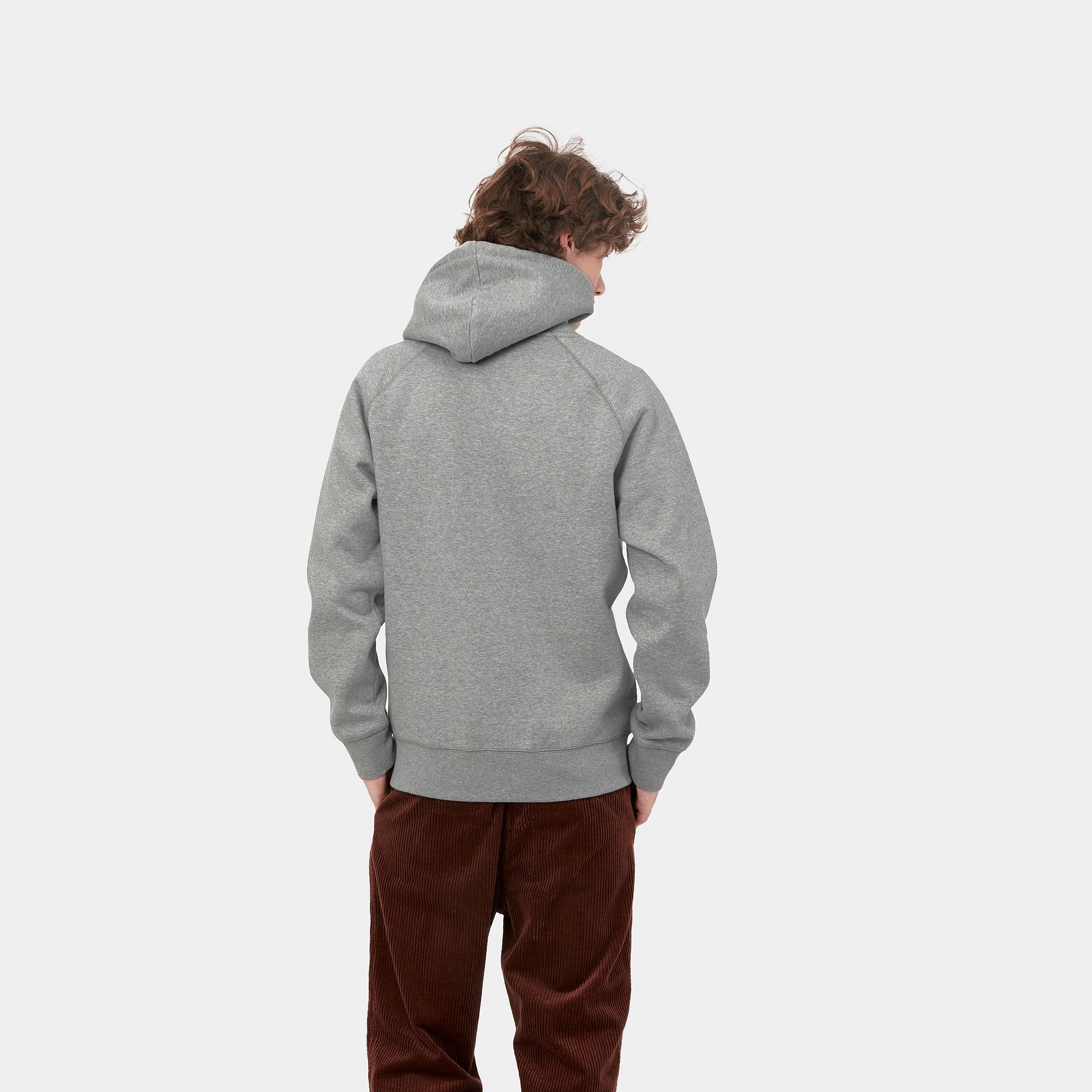 Chase Hooded Sweat - Grey Heather/Gold